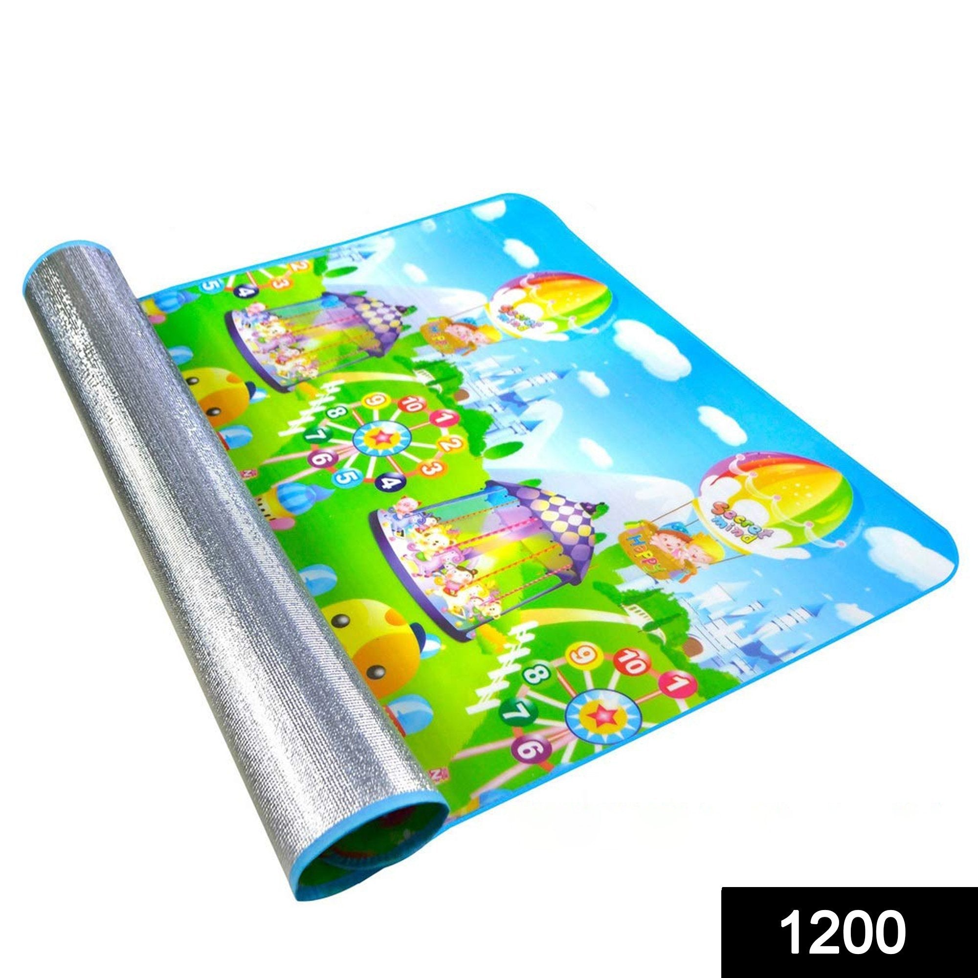 1200 Waterproof Single Side Baby Play Crawl Floor Mat for Kids Picnic School Home (Size 180 x 115) 1200 Waterproof Single Side Baby Play Crawl Floor Mat for Kids Picnic School Home (Size 180 x 115)
